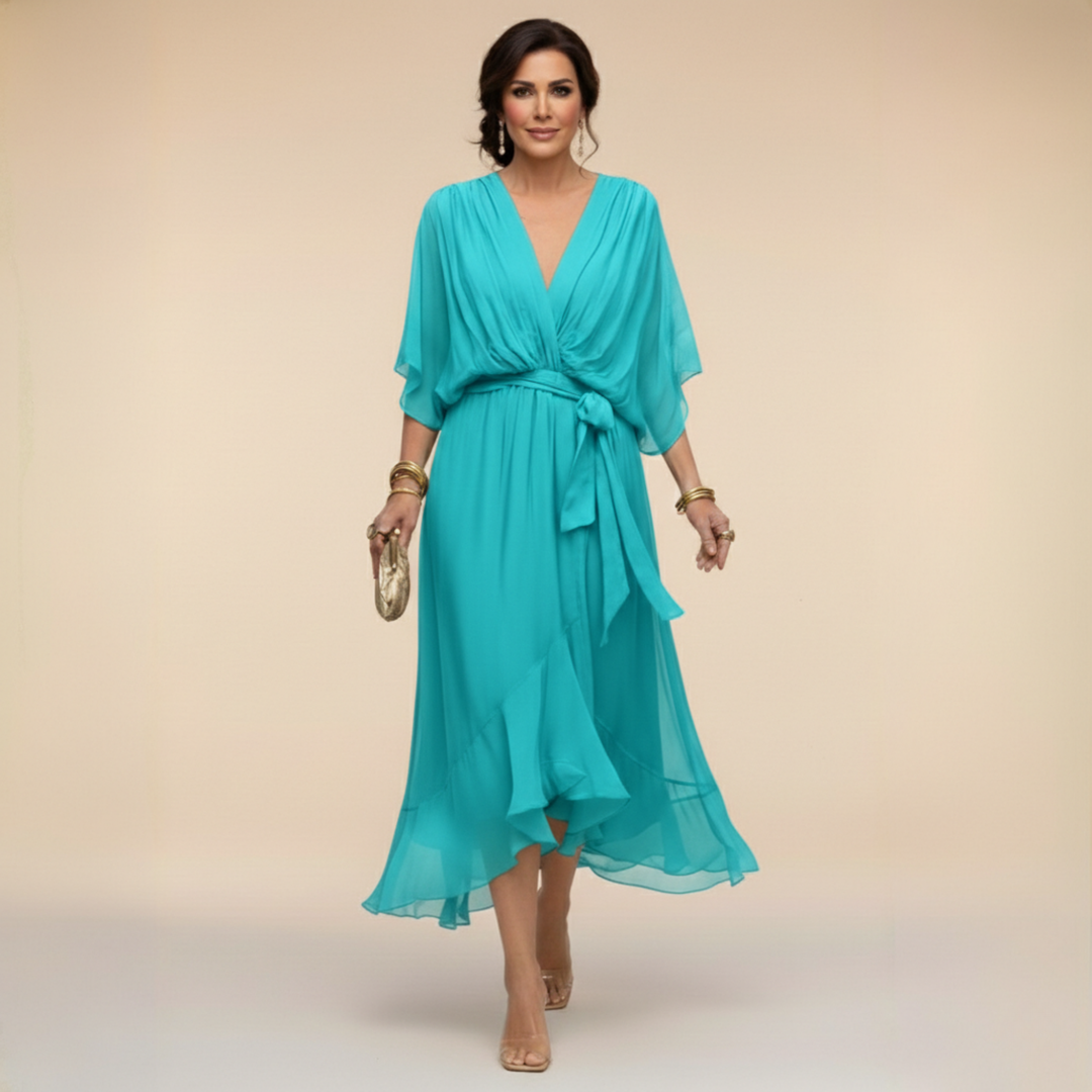Marta™ – Elegant Flowing Chiffon Dress