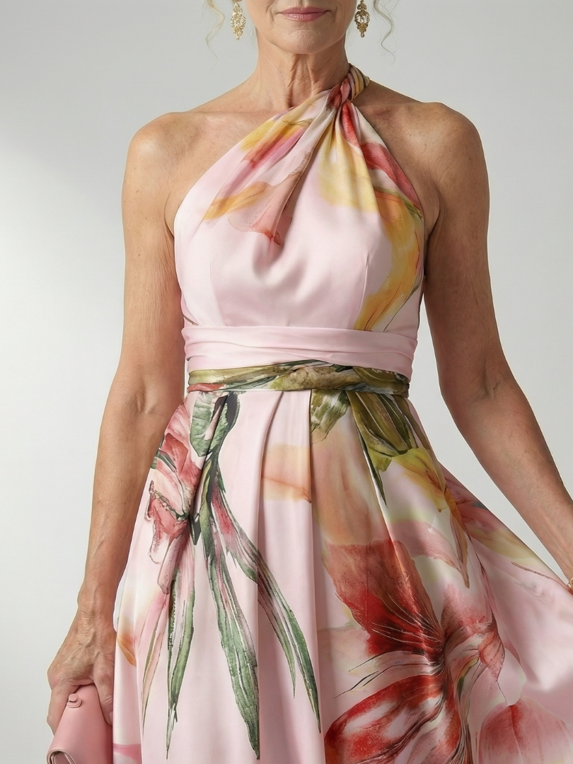 Amelia™ | Light Floral Maxi Dress