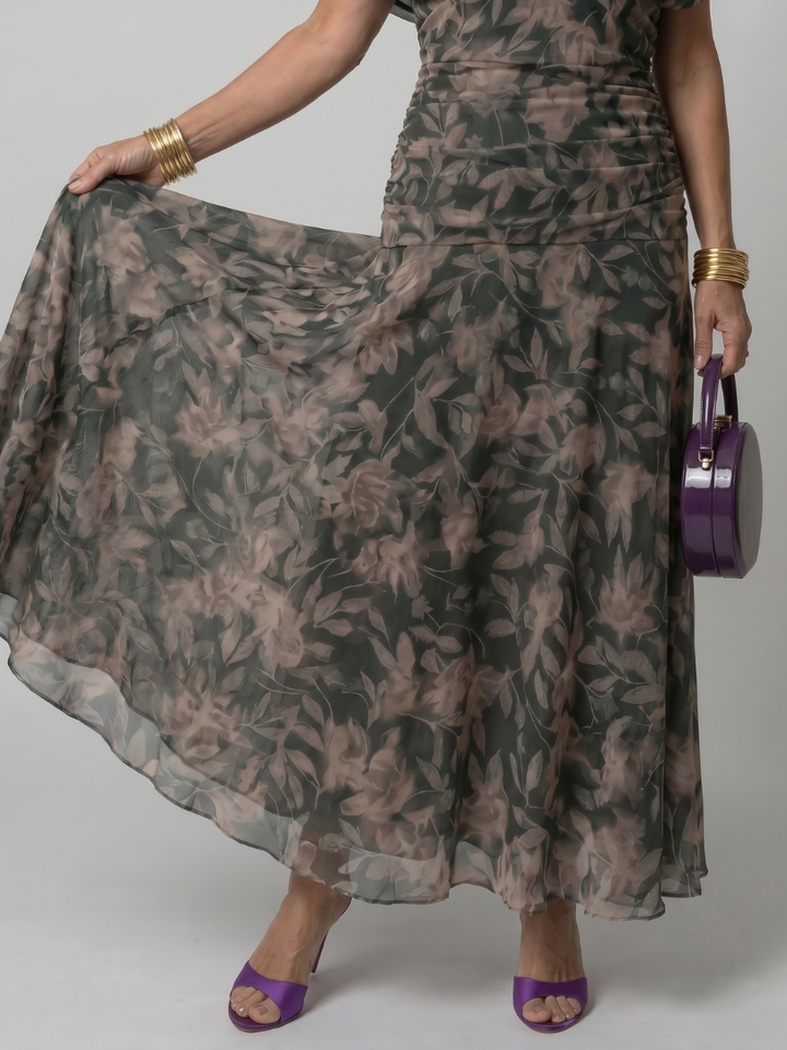 Calen™ | Off Shoulder Flow Midi Dress