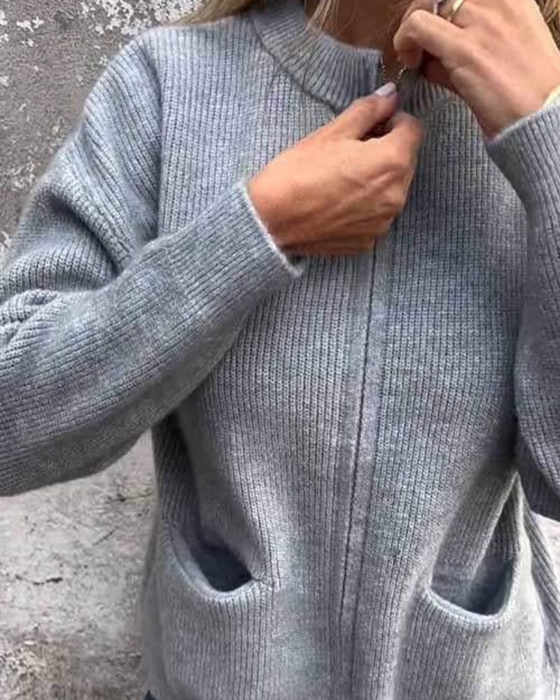 Marsha | Autumn Cardigan With Zipper