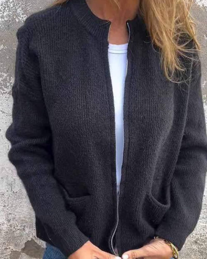 RINA - COZY ZIP-UP CARDIGAN