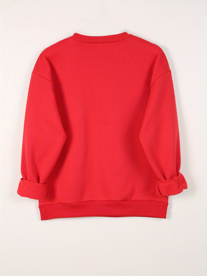 ZOEY – DOUBLE HEART GRAPHIC SWEATSHIRT