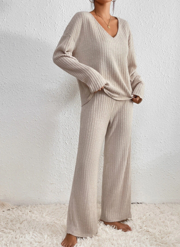 SABINA – Cozy Wide-Leg Lounge Set