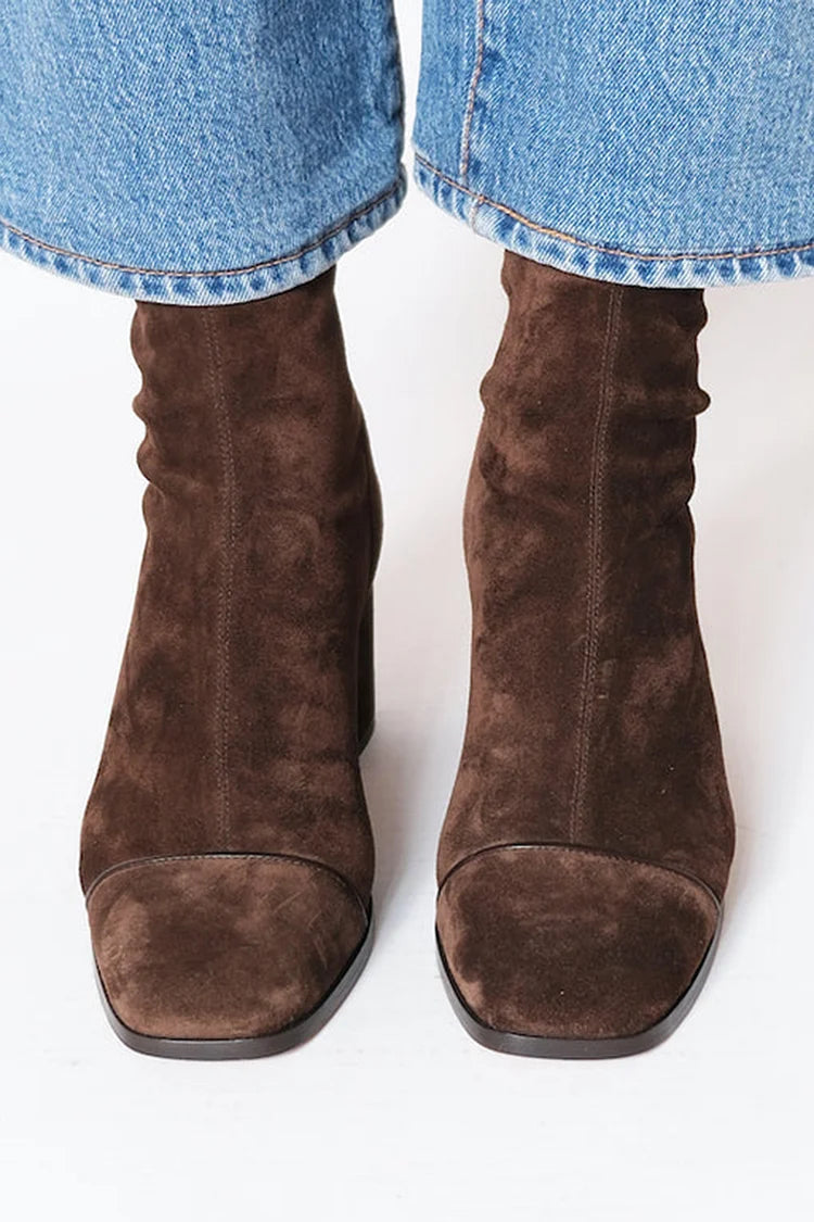 SQUARE TOE BOOTS