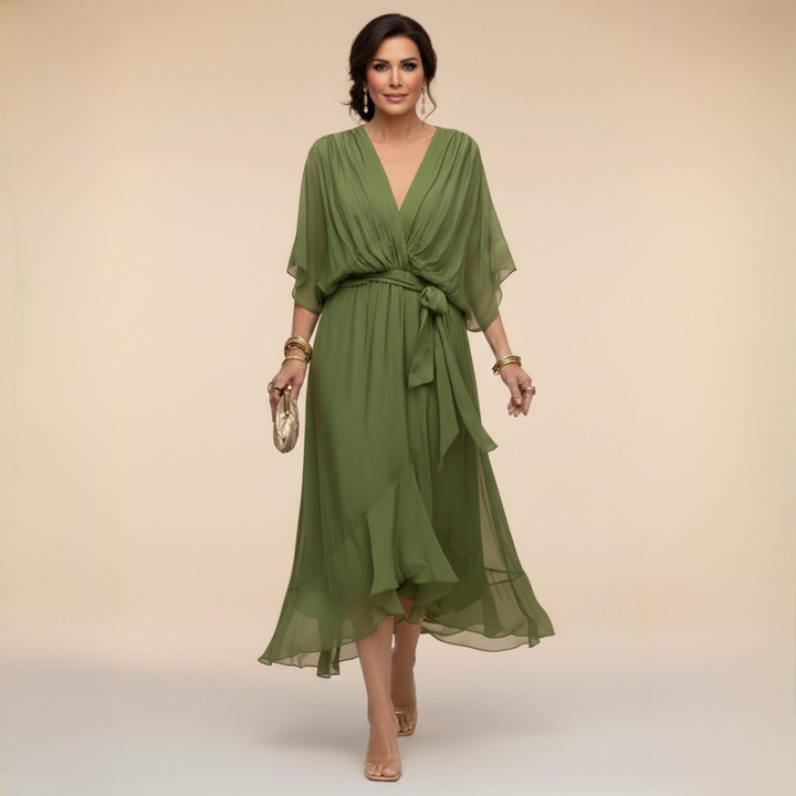 Marta™ – Elegant Flowing Chiffon Dress