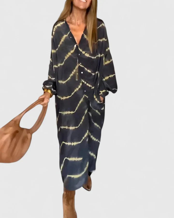 The Julia Striped Maxi Dress