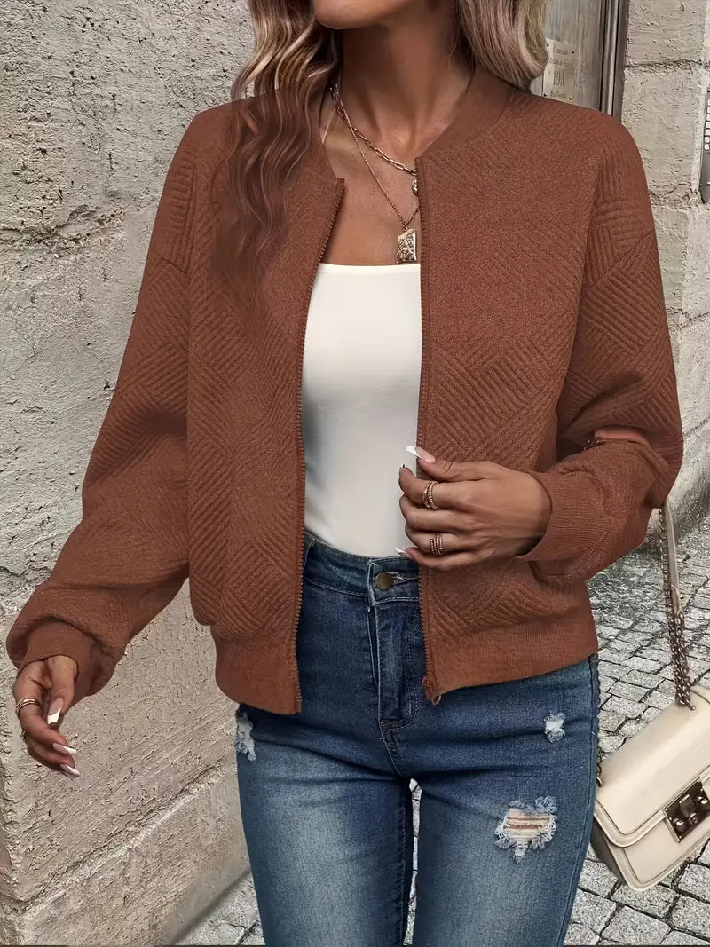 Seraphina – Spring Zipper Jacket