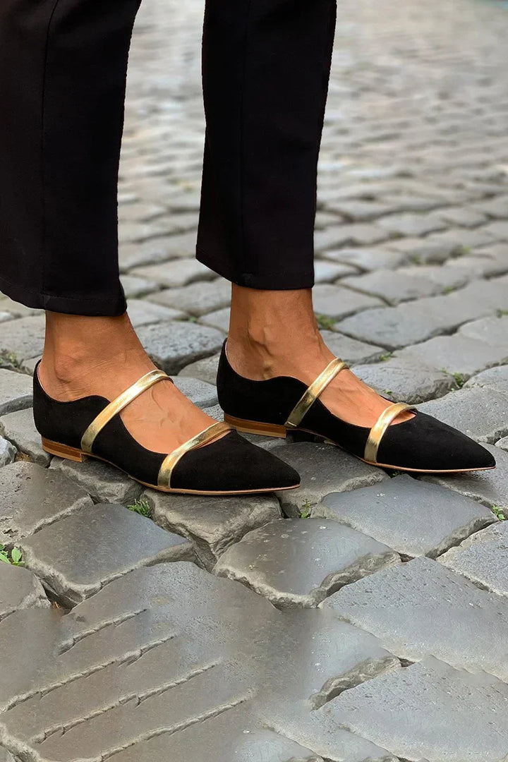 HEEL WITH DOUBLE STRAP