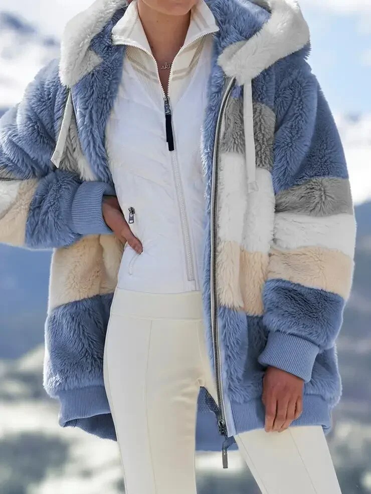 EMMA - SNOW LUXE ZIP HOODIE