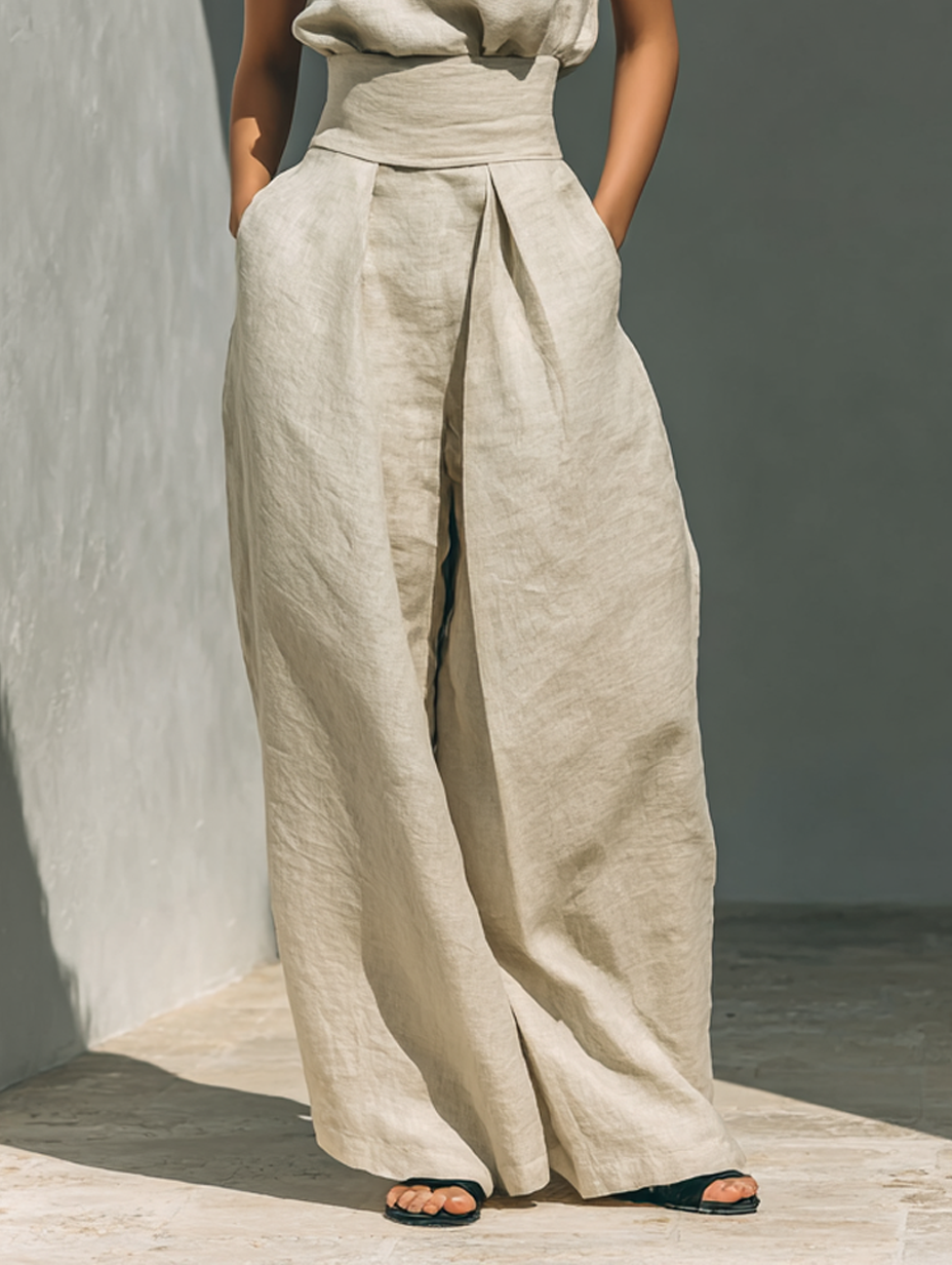 Alessia™ – Linen Two-Piece Set