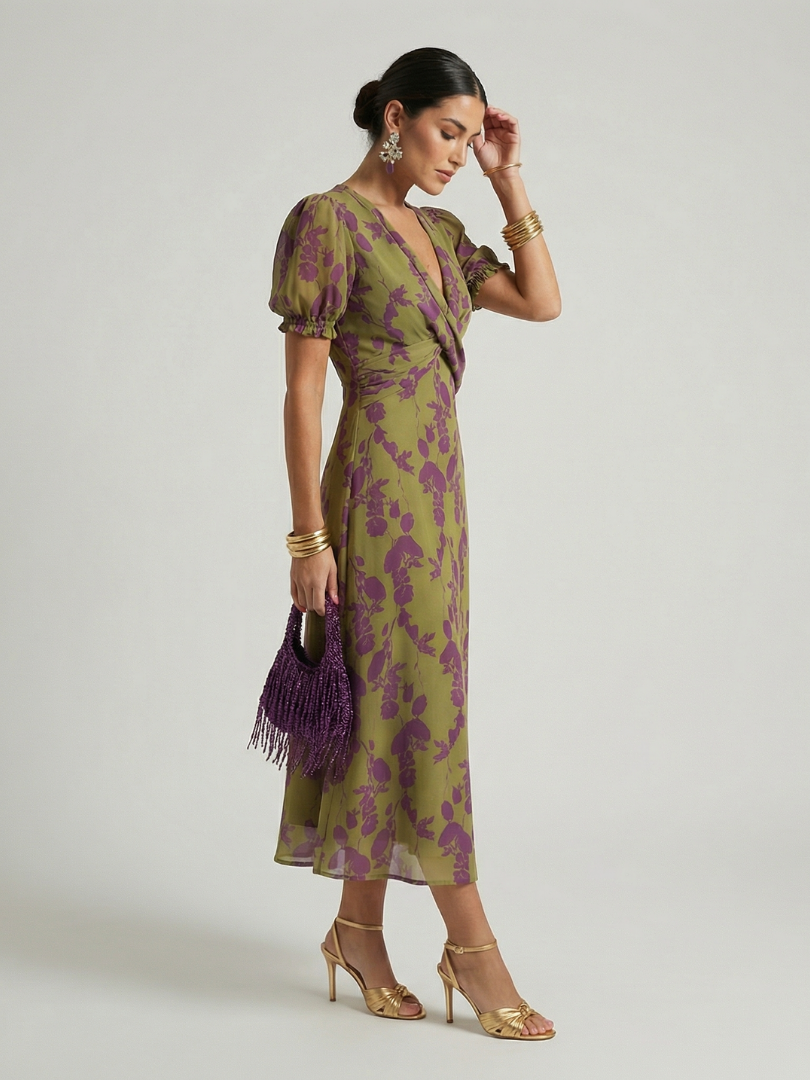 Violet™ | Relaxed Floral Midi Dress