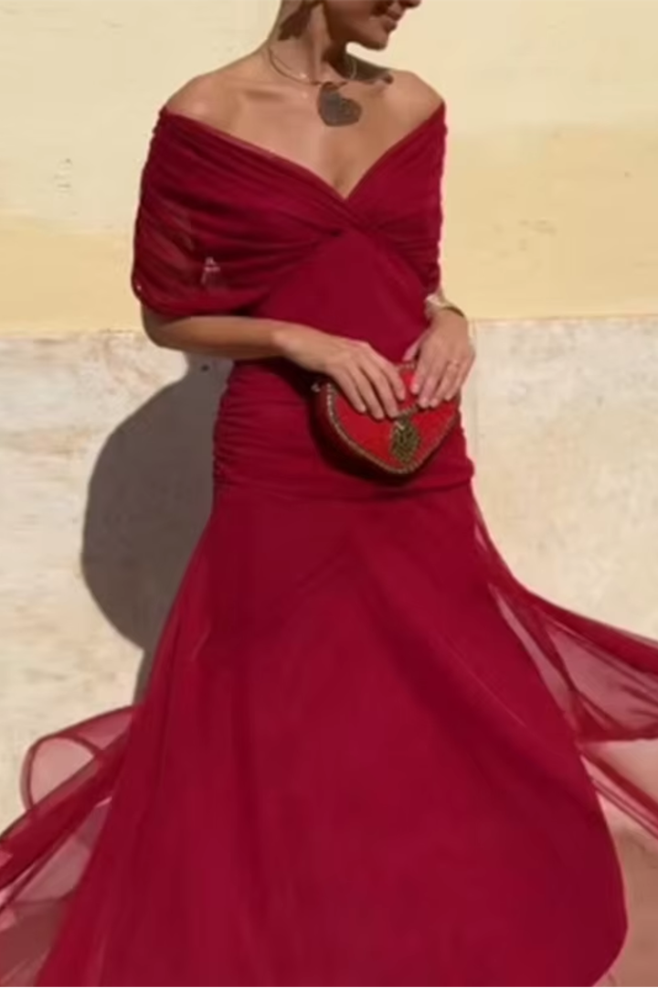 Louise™ – Elegant V-Neck Maxi Dress