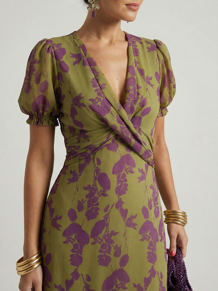 Violet™ | Relaxed Floral Midi Dress