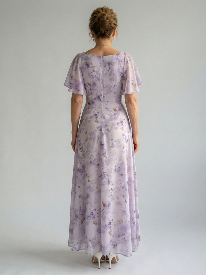 Valerie™ | Flutter Sleeve Midi Dress