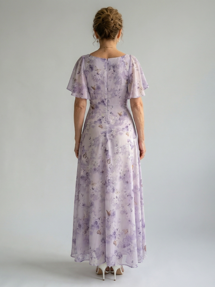 Valerie™ | Flutter Sleeve Midi Dress