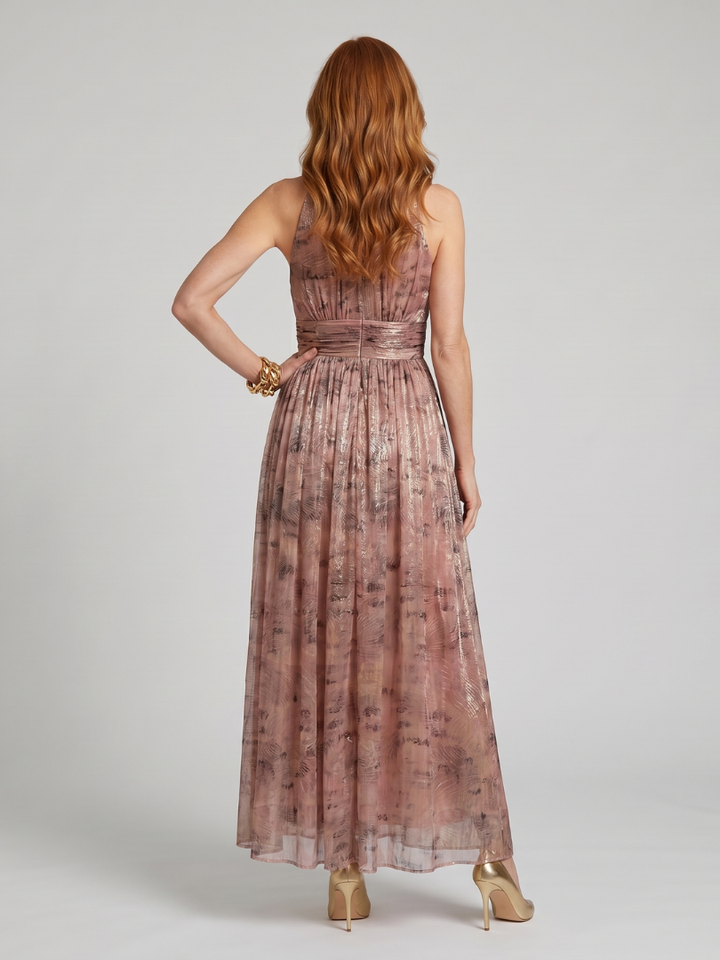 Layla™ | Textured Sleeveless Midi Dress