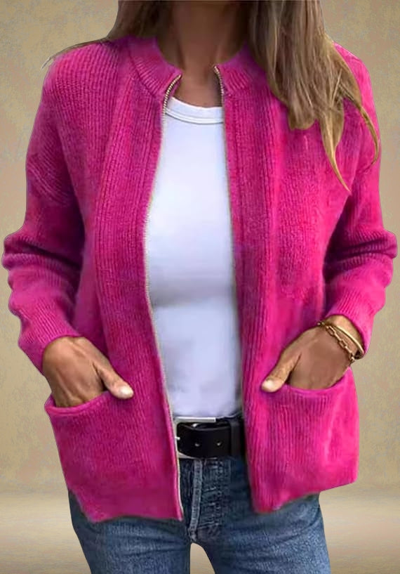 Marsha | Autumn Cardigan With Zipper