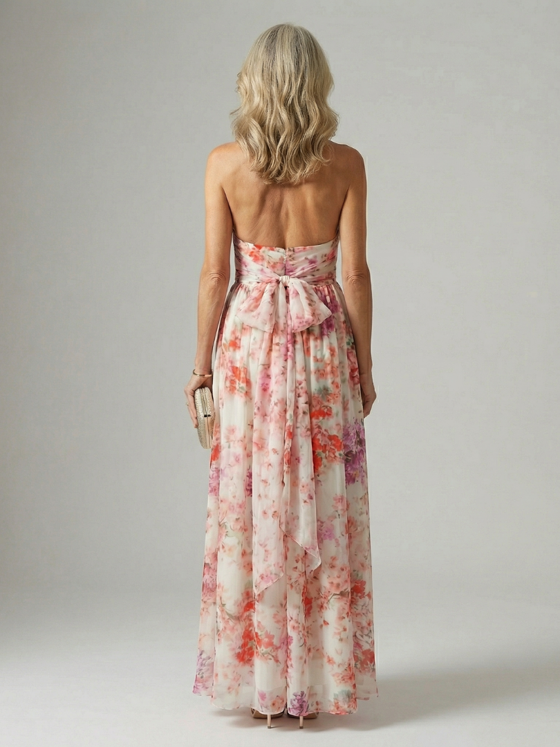 Sienna™ | Gathered Halter Midi Dress
