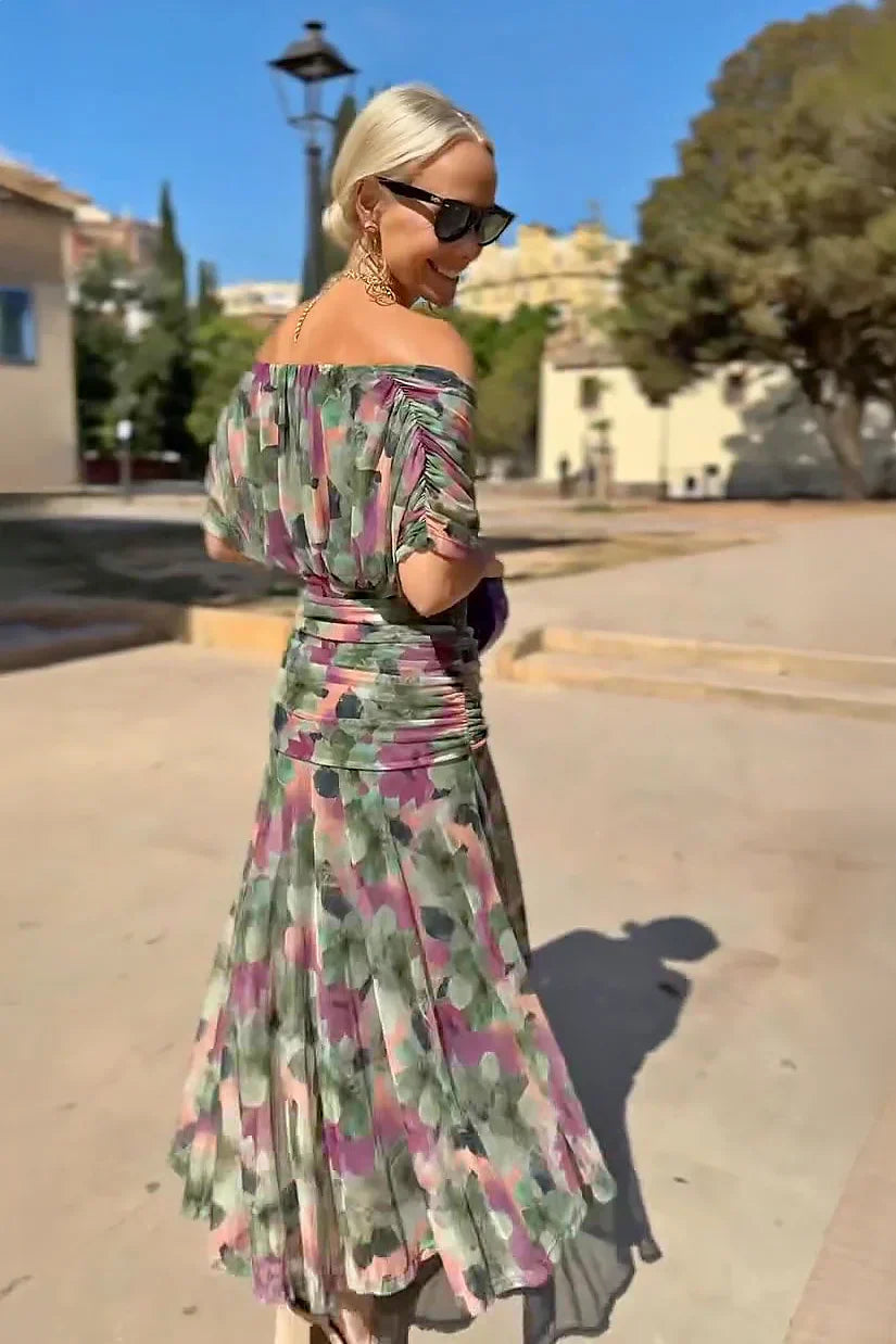 Louise™ – Elegant V-Neck Maxi Dress