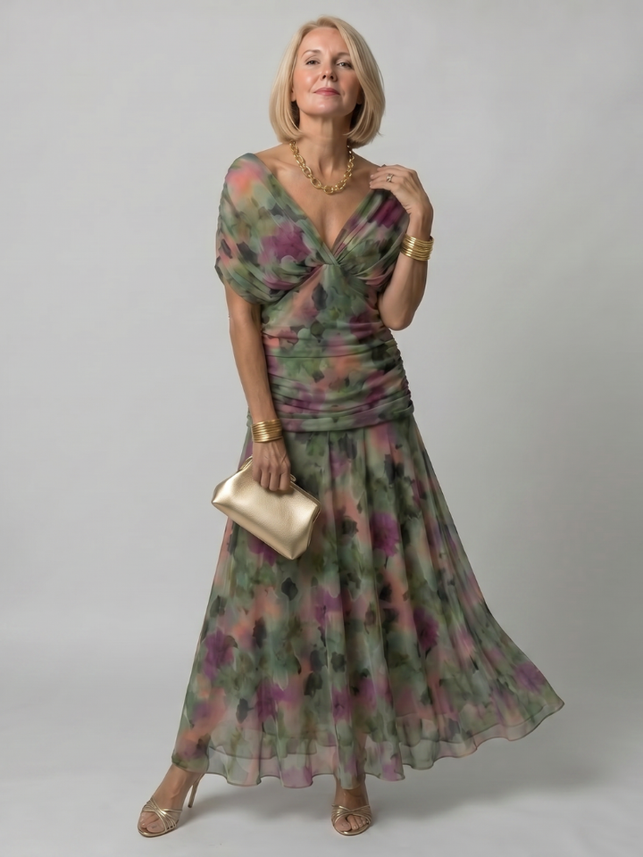 Calen™ | Off Shoulder Flow Midi Dress