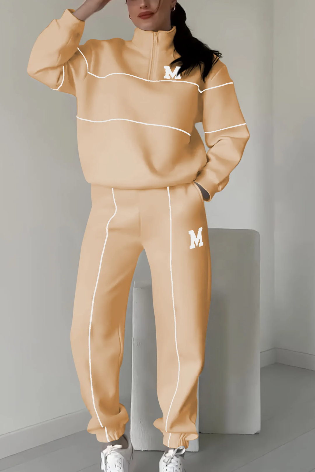 DESIREE – SPORTY ZIP LOUNGE SET