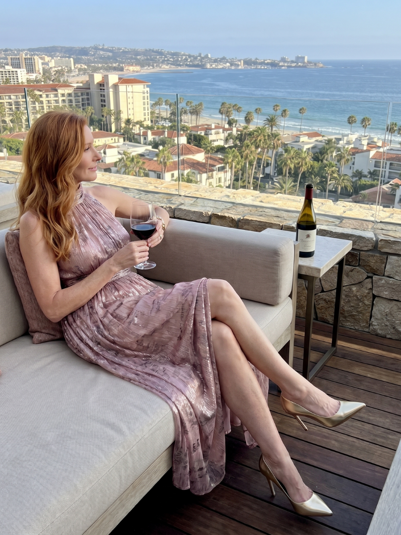 Layla™ | Textured Sleeveless Midi Dress