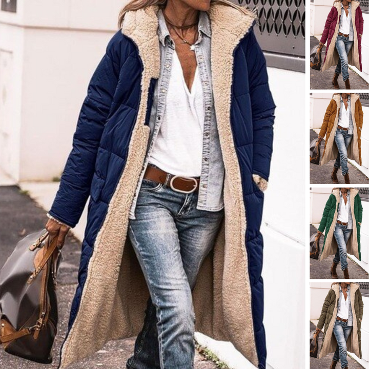 Luna | Elegant Reversible Coat for Women