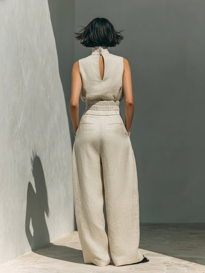 Alessia™ – Linen Two-Piece Set
