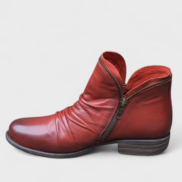 BELLA – MODERN ZIP ANKLE BOOTS