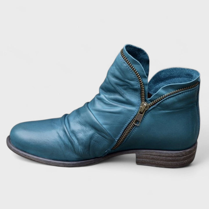 BELLA – MODERN ZIP ANKLE BOOTS