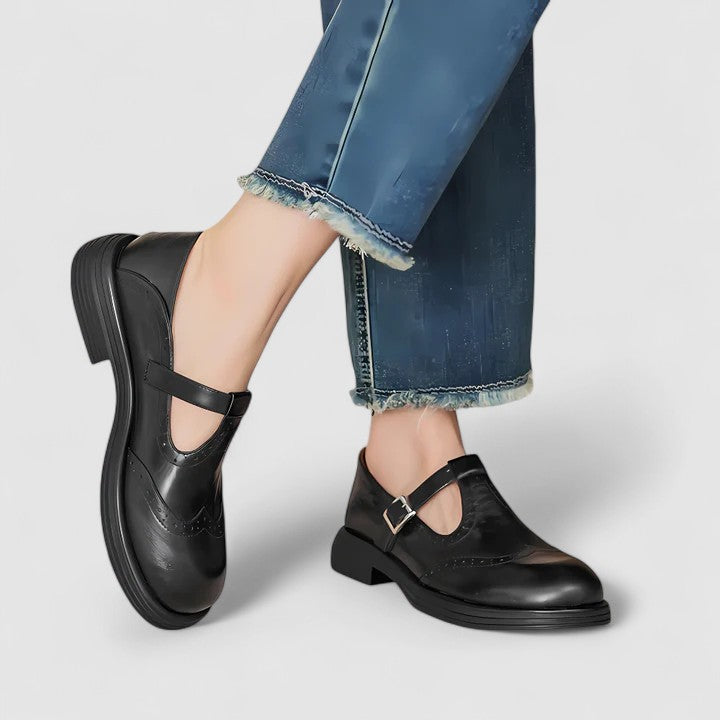 CHARLOTTE - CLASSIC BUCKLE BROGUES