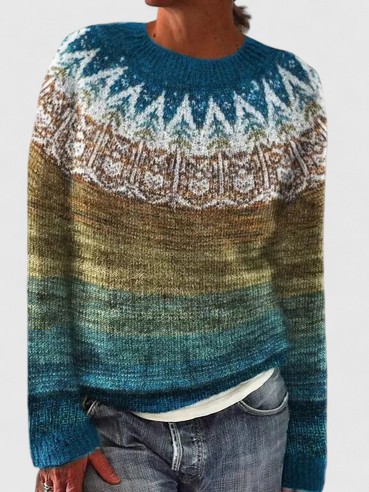ELISE – NORDIC KNIT SWEATER