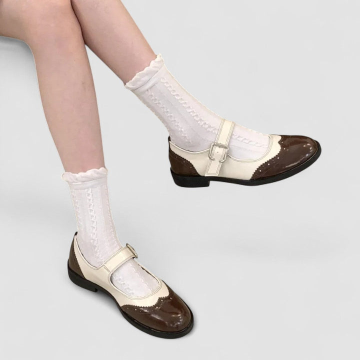 CAITLYN – CLASSIC MARY JANE FLATS