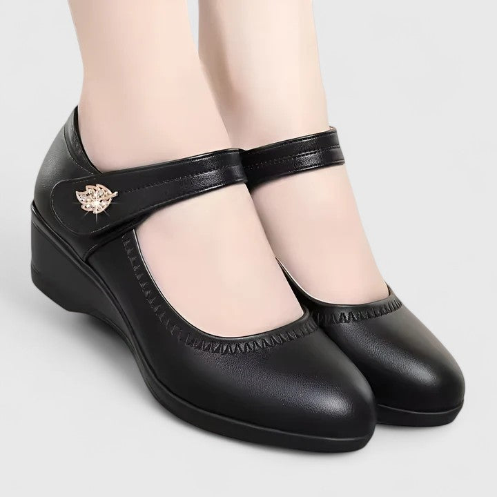 LILLIAN – ELEGANT MARY JANE WEDGE SHOES