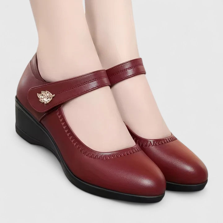 LILLIAN – ELEGANT MARY JANE WEDGE SHOES