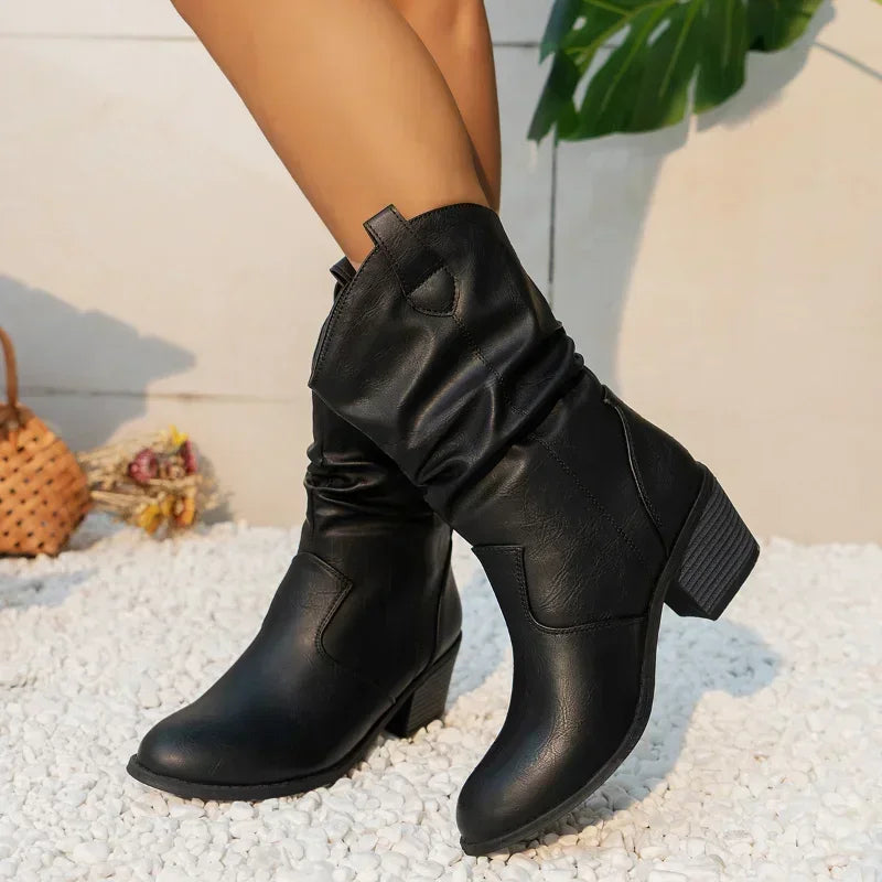 Monroe® | Classic Mid-Calf Western Boots