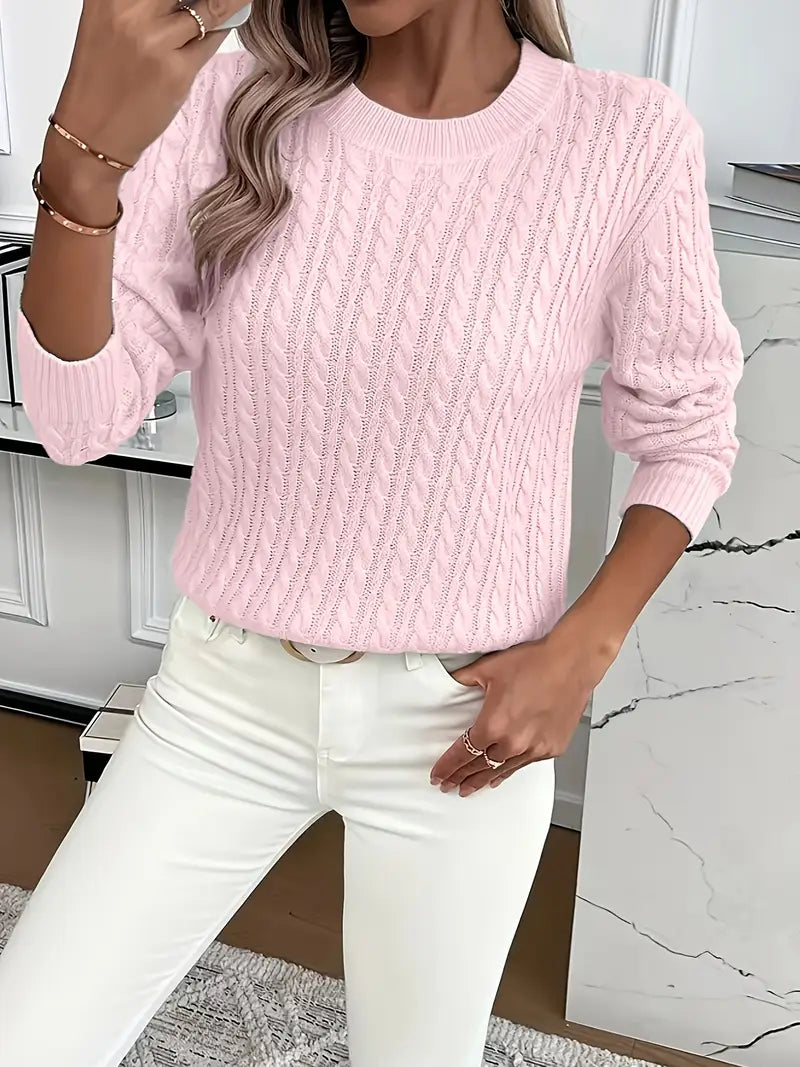 Bernila | Women's Cable Knit Sweater