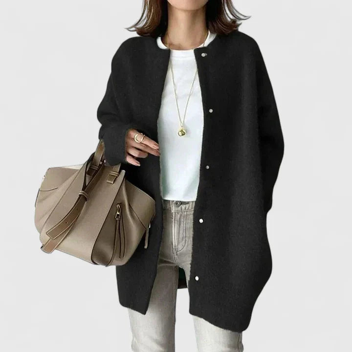 HERA – RELAXED BUTTON-DOWN CARDIGAN