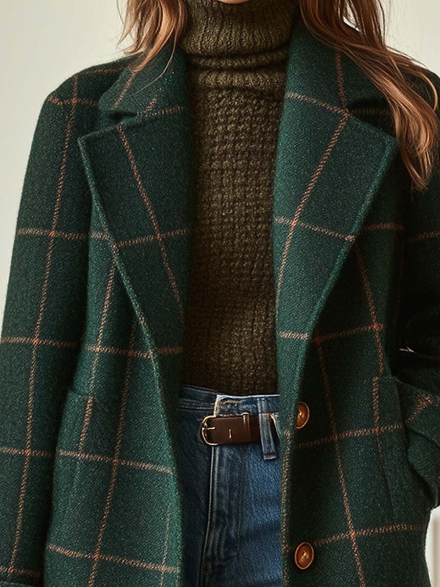 DANIELLE – PATTERNED OVERCOAT