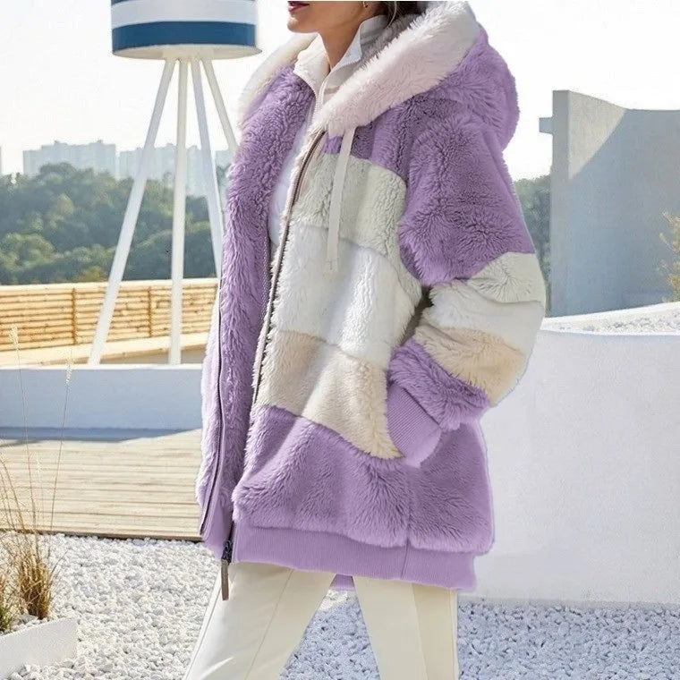 EMMA - SNOW LUXE ZIP HOODIE